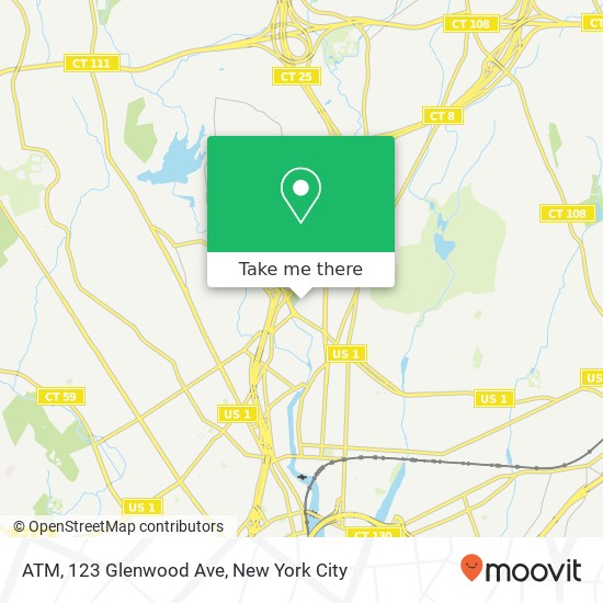 ATM, 123 Glenwood Ave map