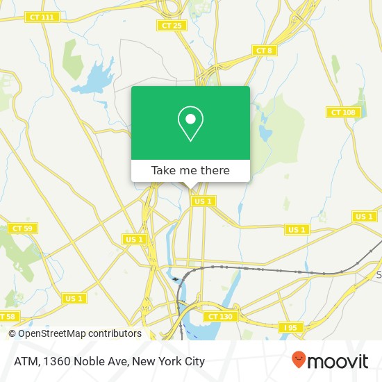 Mapa de ATM, 1360 Noble Ave