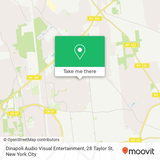 Mapa de Dinapoli Audio Visual Entertainment, 28 Taylor St