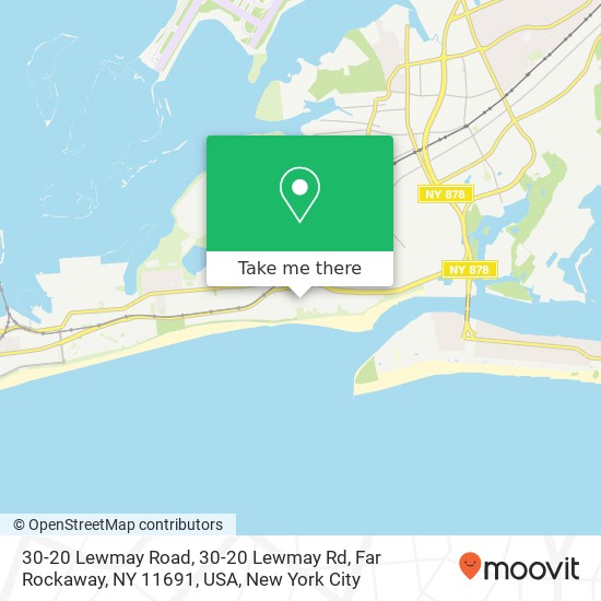 Mapa de 30-20 Lewmay Road, 30-20 Lewmay Rd, Far Rockaway, NY 11691, USA