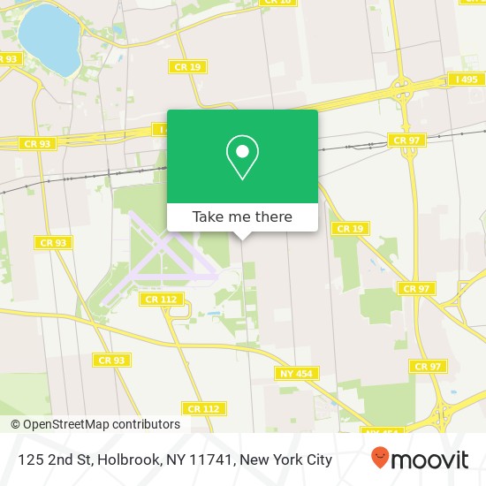Mapa de 125 2nd St, Holbrook, NY 11741