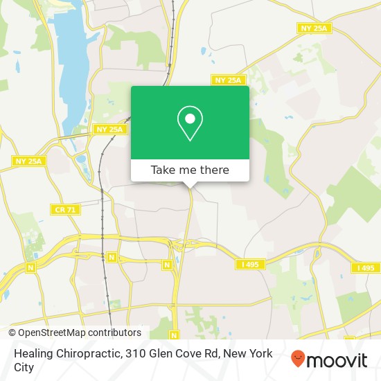 Mapa de Healing Chiropractic, 310 Glen Cove Rd