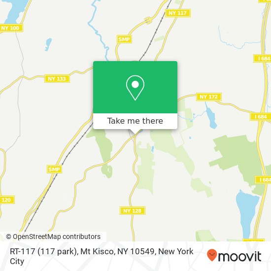 Mapa de RT-117 (117 park), Mt Kisco, NY 10549