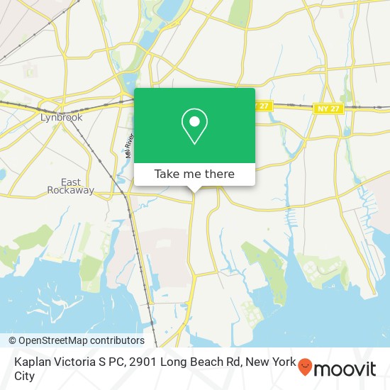 Mapa de Kaplan Victoria S PC, 2901 Long Beach Rd