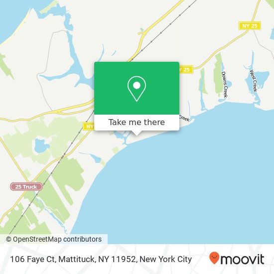 Mapa de 106 Faye Ct, Mattituck, NY 11952