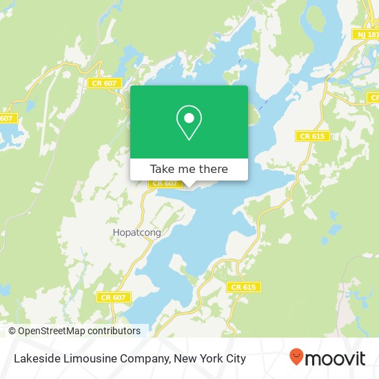 Mapa de Lakeside Limousine Company