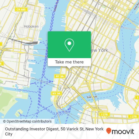 Outstanding Investor Digest, 50 Varick St map