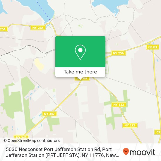 Mapa de 5030 Nesconset Port Jefferson Station Rd, Port Jefferson Station (PRT JEFF STA), NY 11776