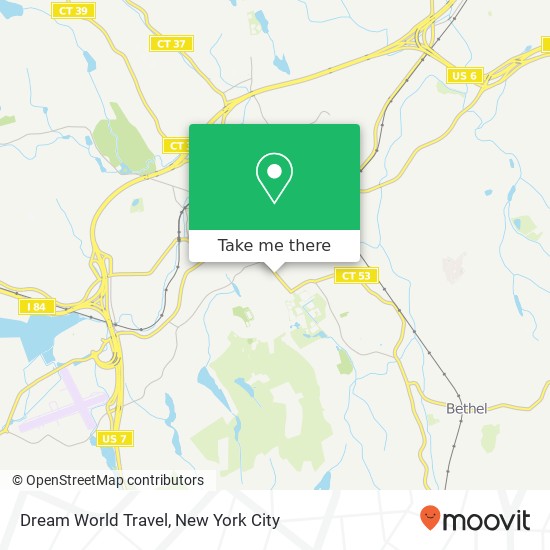 Mapa de Dream World Travel