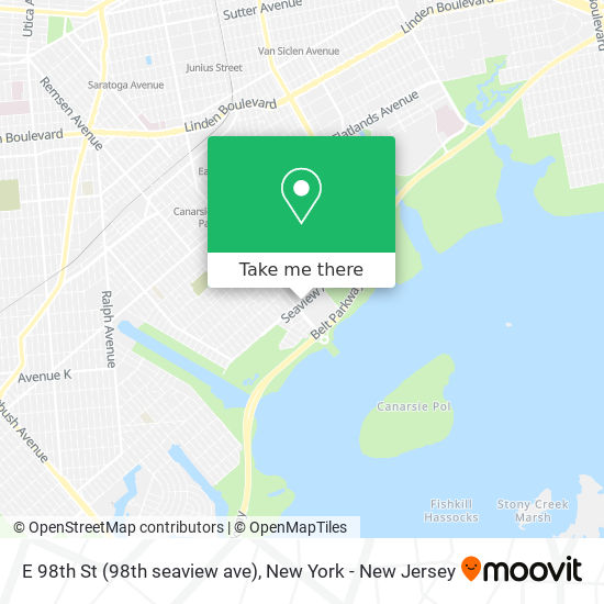 E 98th St (98th seaview ave) map