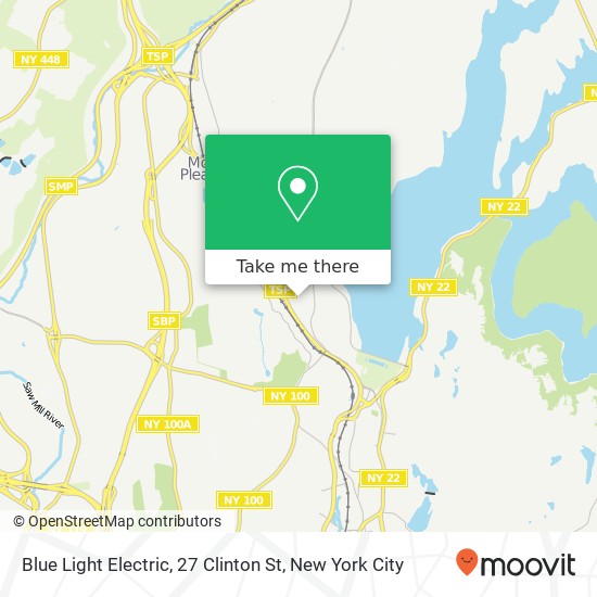 Mapa de Blue Light Electric, 27 Clinton St