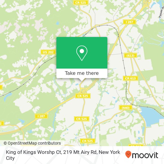 Mapa de King of Kings Worshp Ct, 219 Mt Airy Rd