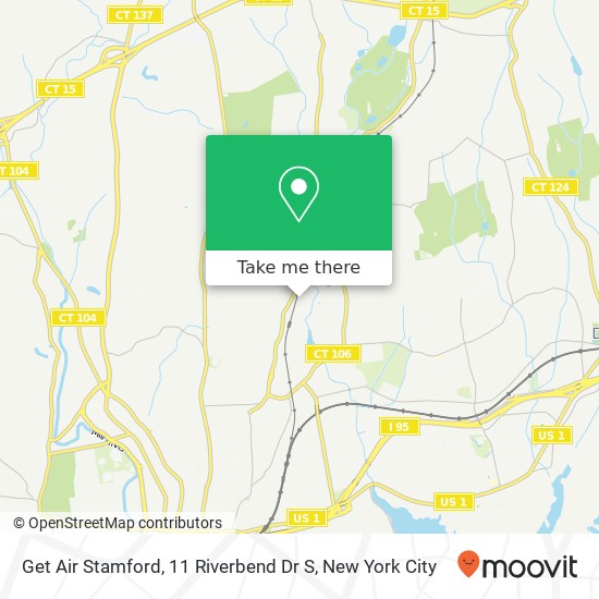 Get Air Stamford, 11 Riverbend Dr S map