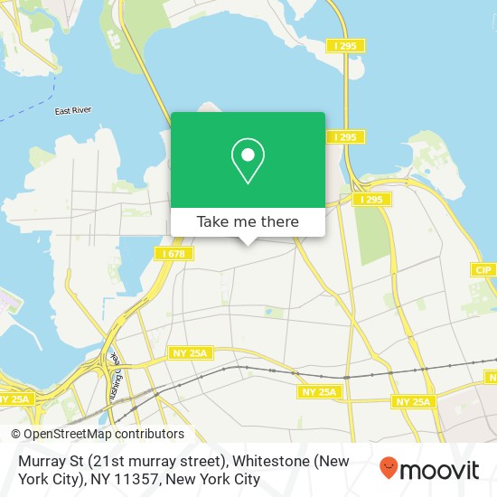 Mapa de Murray St (21st murray street), Whitestone (New York City), NY 11357