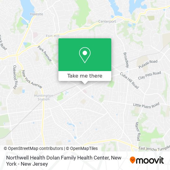 Mapa de Northwell Health Dolan Family Health Center