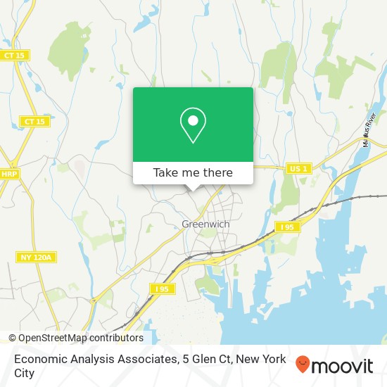 Mapa de Economic Analysis Associates, 5 Glen Ct