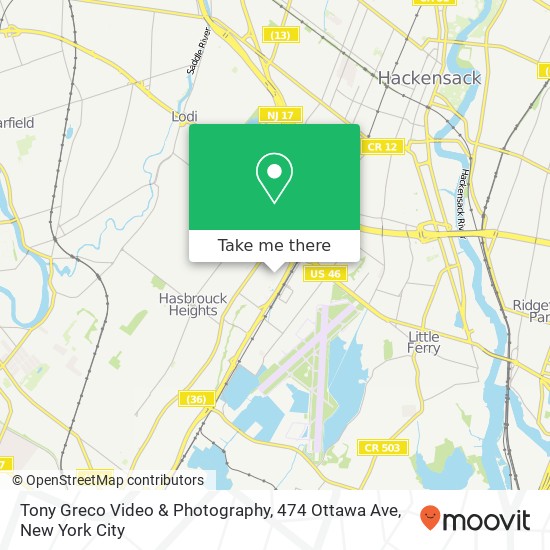 Tony Greco Video & Photography, 474 Ottawa Ave map