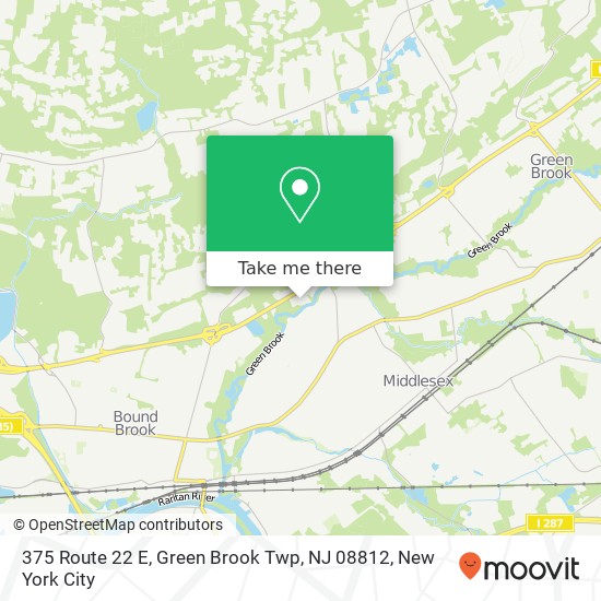375 Route 22 E, Green Brook Twp, NJ 08812 map