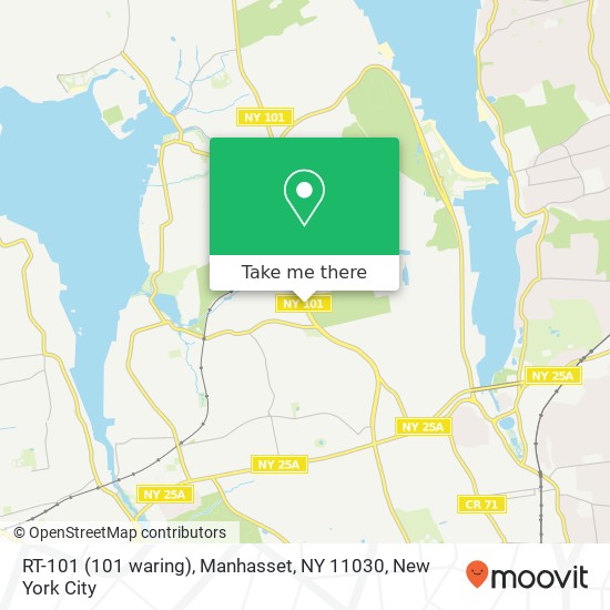 RT-101 (101 waring), Manhasset, NY 11030 map