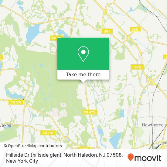 Hillside Dr (hillside glen), North Haledon, NJ 07508 map