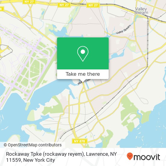 Rockaway Tpke (rockaway reyem), Lawrence, NY 11559 map