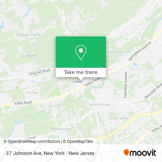 Mapa de 37 Johnson Ave