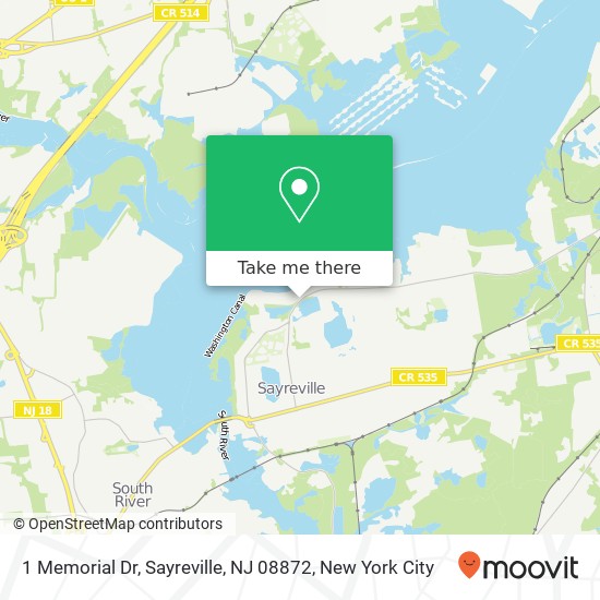 1 Memorial Dr, Sayreville, NJ 08872 map