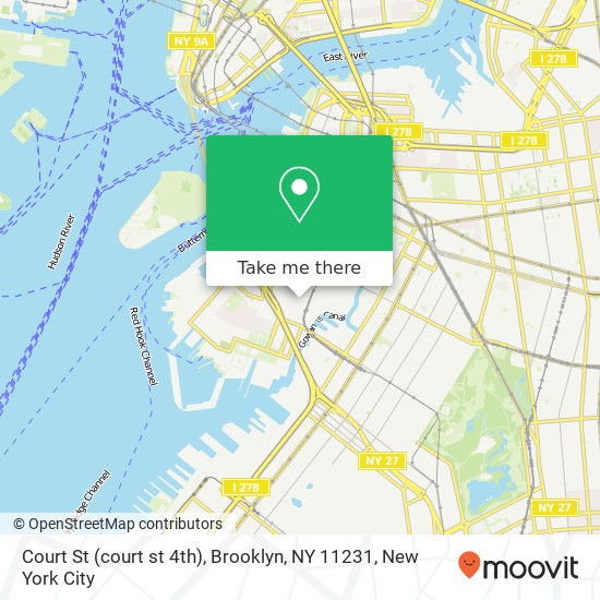 Court St (court st 4th), Brooklyn, NY 11231 map