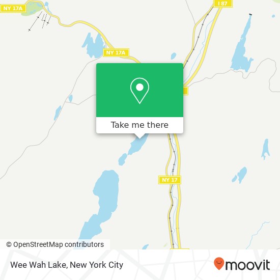 Mapa de Wee Wah Lake