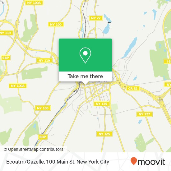 Ecoatm/Gazelle, 100 Main St map