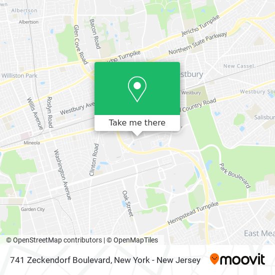 Mapa de 741 Zeckendorf Boulevard