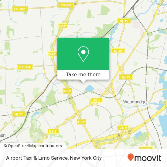 Mapa de Airport Taxi & Limo Service