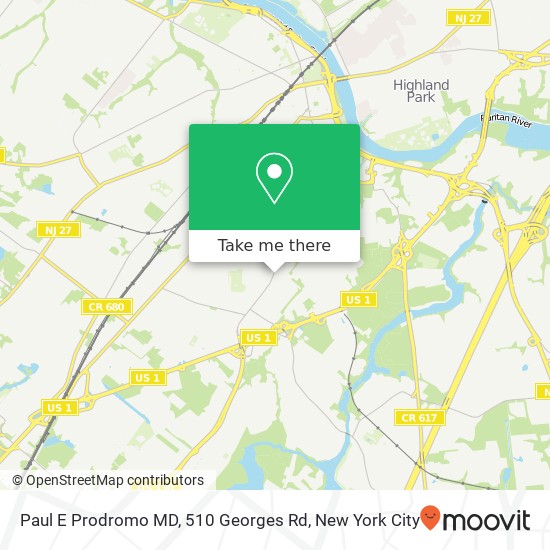 Paul E Prodromo MD, 510 Georges Rd map