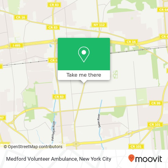 Medford Volunteer Ambulance map