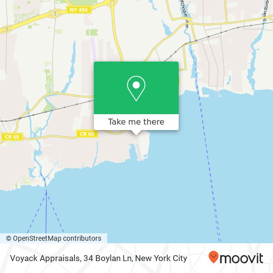 Mapa de Voyack Appraisals, 34 Boylan Ln
