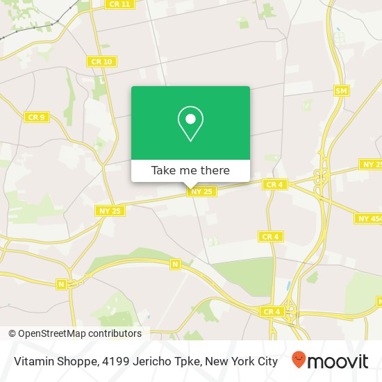 Vitamin Shoppe, 4199 Jericho Tpke map