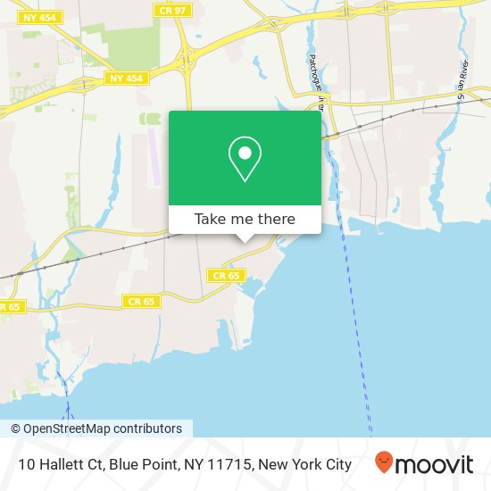 10 Hallett Ct, Blue Point, NY 11715 map