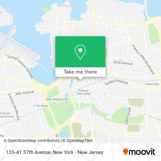 Mapa de 135-41 37th Avenue
