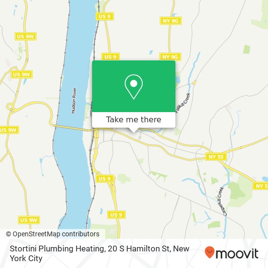 Mapa de Stortini Plumbing Heating, 20 S Hamilton St