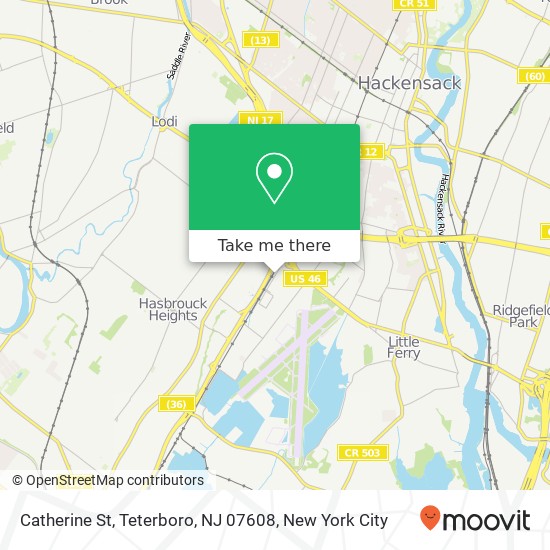 Catherine St, Teterboro, NJ 07608 map