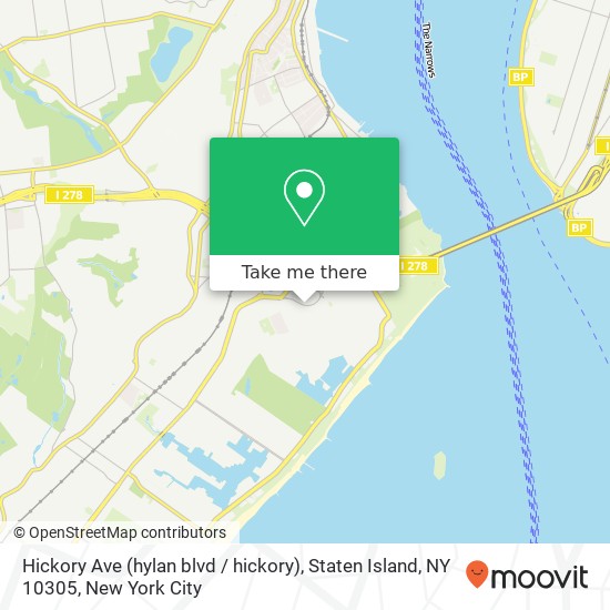 Hickory Ave (hylan blvd / hickory), Staten Island, NY 10305 map