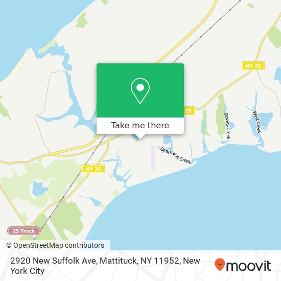 Mapa de 2920 New Suffolk Ave, Mattituck, NY 11952