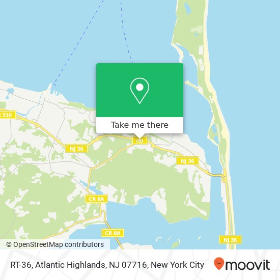 RT-36, Atlantic Highlands, NJ 07716 map