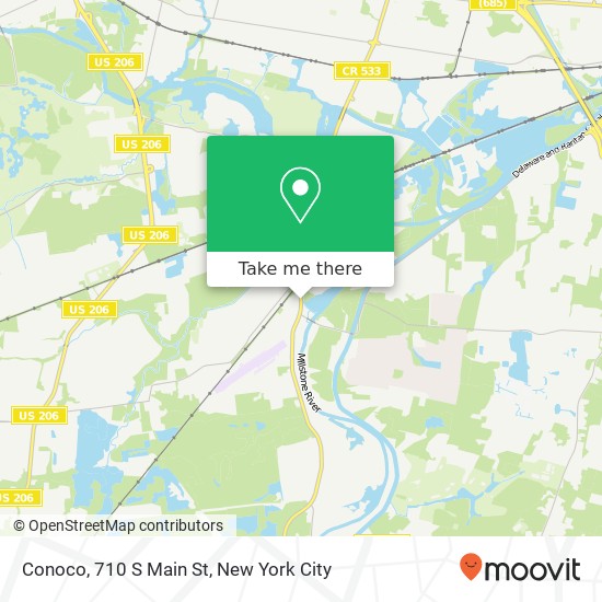 Conoco, 710 S Main St map