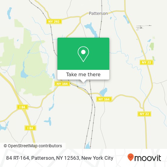 Mapa de 84 RT-164, Patterson, NY 12563