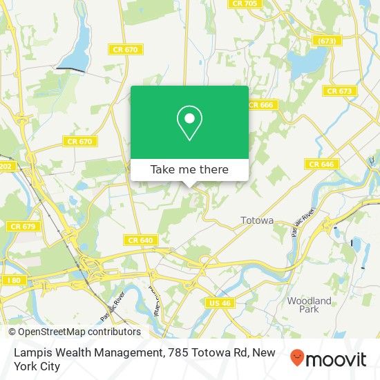 Mapa de Lampis Wealth Management, 785 Totowa Rd