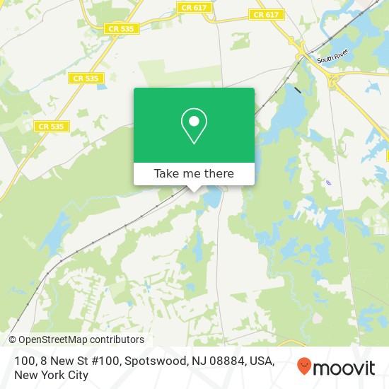 100, 8 New St #100, Spotswood, NJ 08884, USA map