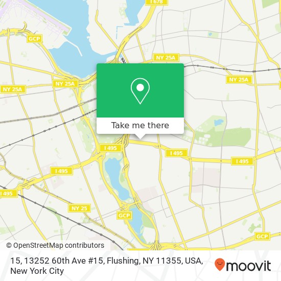 Mapa de 15, 13252 60th Ave #15, Flushing, NY 11355, USA