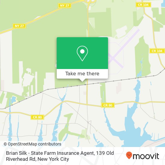 Brian Silk - State Farm Insurance Agent, 139 Old Riverhead Rd map