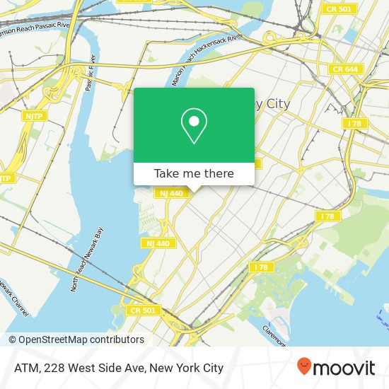 ATM, 228 West Side Ave map